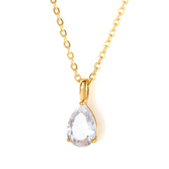 Colorful Zircon Charm Stainless Steel Necklaces - Guangzhou Mingshixuan Jewellery CO.,Ltd