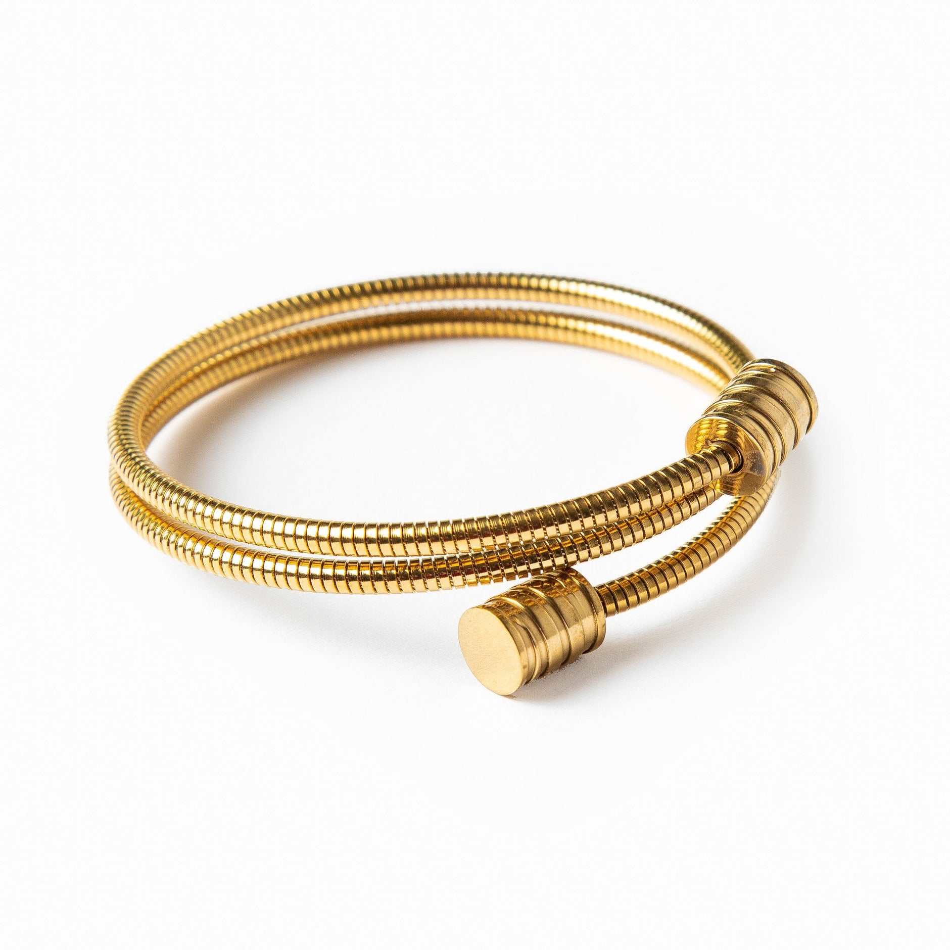 Twister Bangle Bracelet - Gold – Jewelsmade