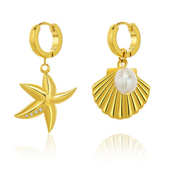 "Sunny Felix" Pearl Earrings