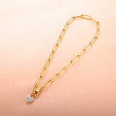 Crystals Heart Pendant Anklets Foot Chain Jewelry - Guangzhou Mingshixuan Jewellery CO.,Ltd