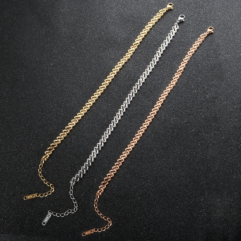 Simple Chain Anklets High Quality Stainless Steel Wire Leg Chain - Guangzhou Mingshixuan Jewellery CO.,Ltd