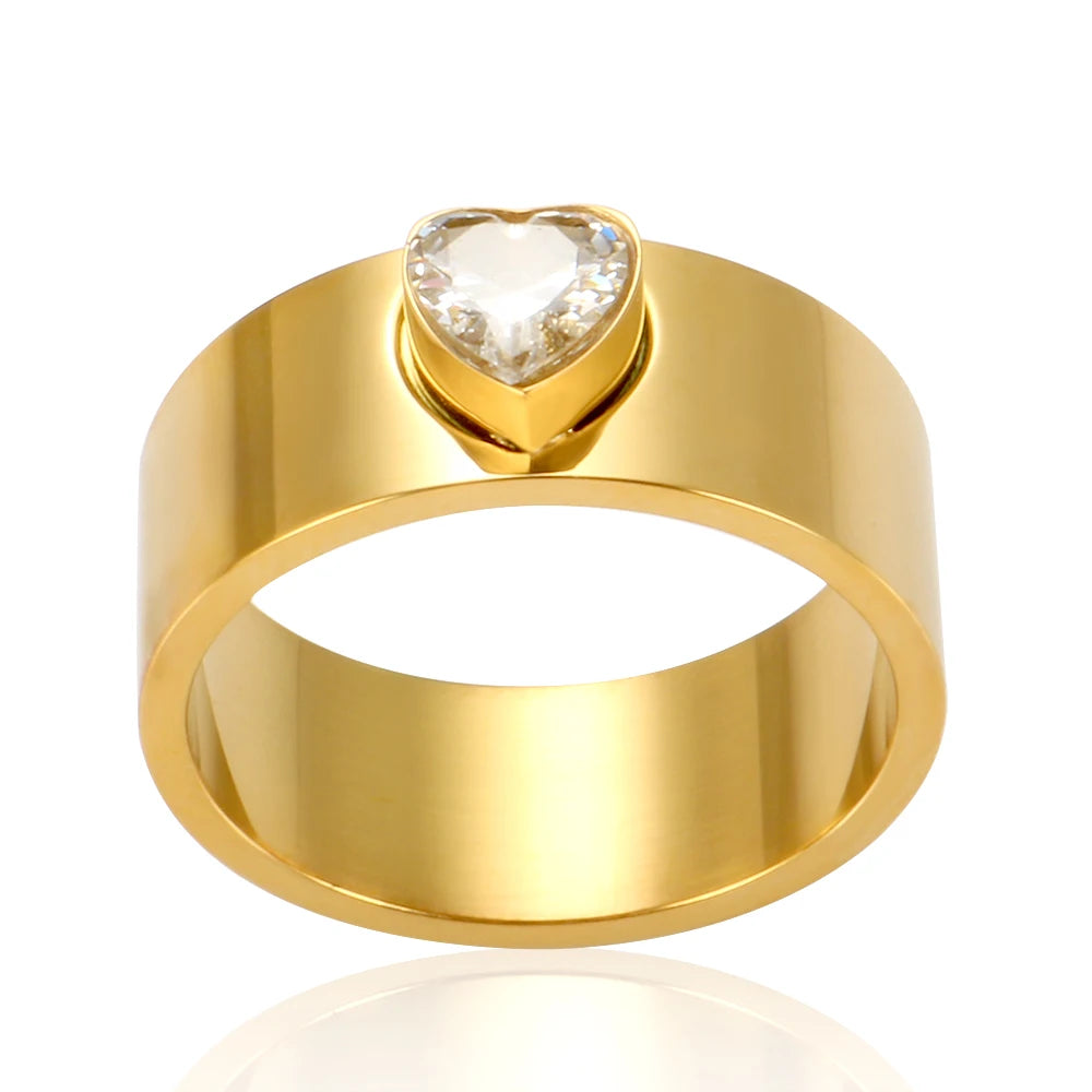 Personalized Heart Rings - Guangzhou Mingshixuan Jewellery CO.,Ltd