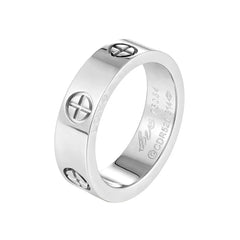 Fashion Cross Ring Lover Couple Luxury Jewelry - Guangzhou Mingshixuan Jewellery CO.,Ltd