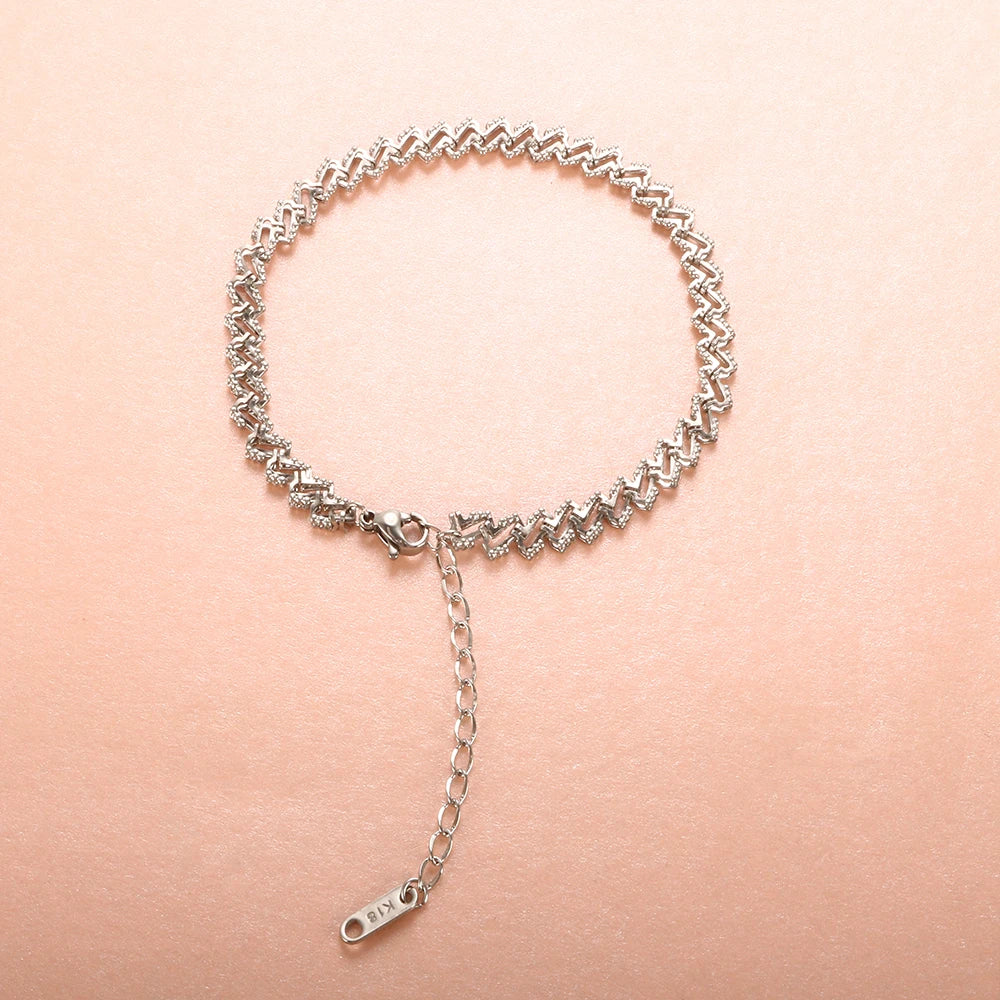 Simple Chain Anklets High Quality Stainless Steel Wire Leg Chain - Guangzhou Mingshixuan Jewellery CO.,Ltd