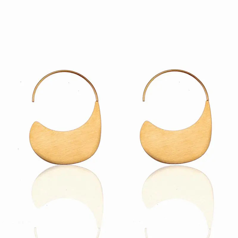 Moon Stud Earrings Charm Earring ( Rose | Gold ) - Guangzhou Mingshixuan Jewellery CO.,Ltd