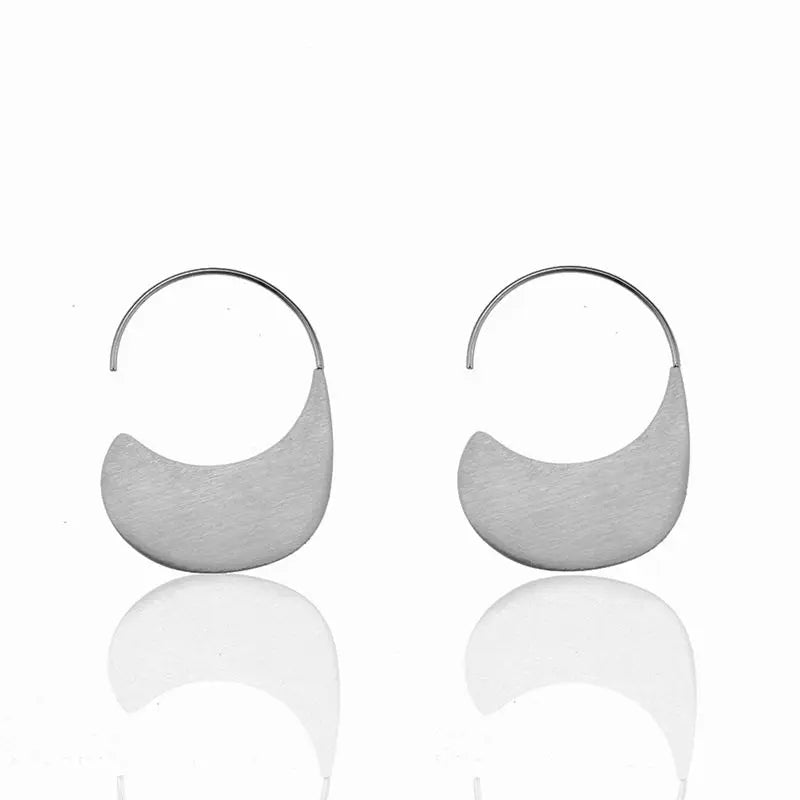 Moon Stud Earrings Charm Earring ( Rose | Gold ) - Guangzhou Mingshixuan Jewellery CO.,Ltd