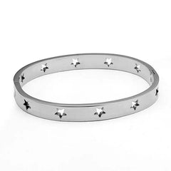 Stainless Steel Bangle Bracelets Hollow Out Star BandWrist Jewelry - Guangzhou Mingshixuan Jewellery CO.,Ltd