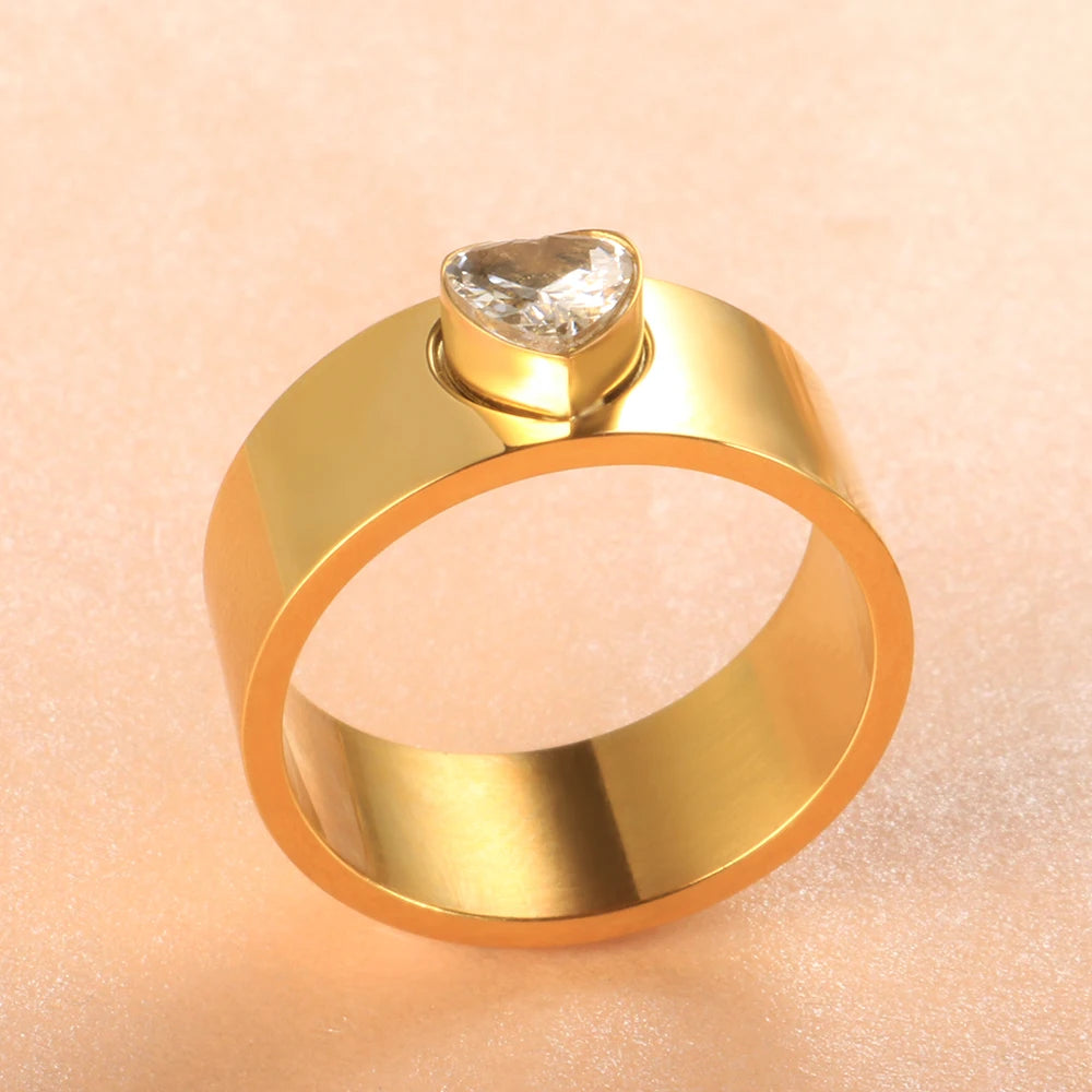 Personalized Heart Rings - Guangzhou Mingshixuan Jewellery CO.,Ltd