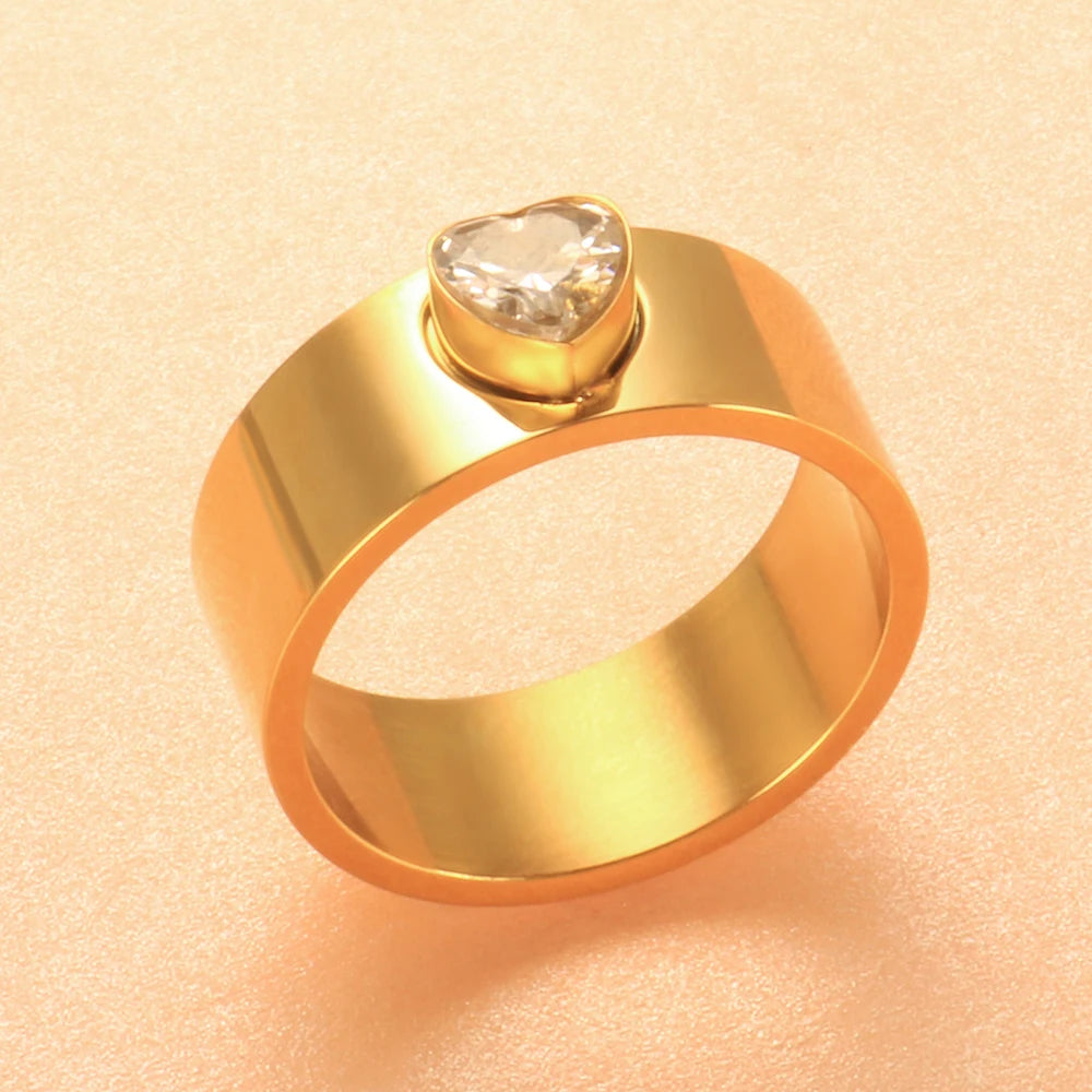 Personalized Heart Rings - Guangzhou Mingshixuan Jewellery CO.,Ltd