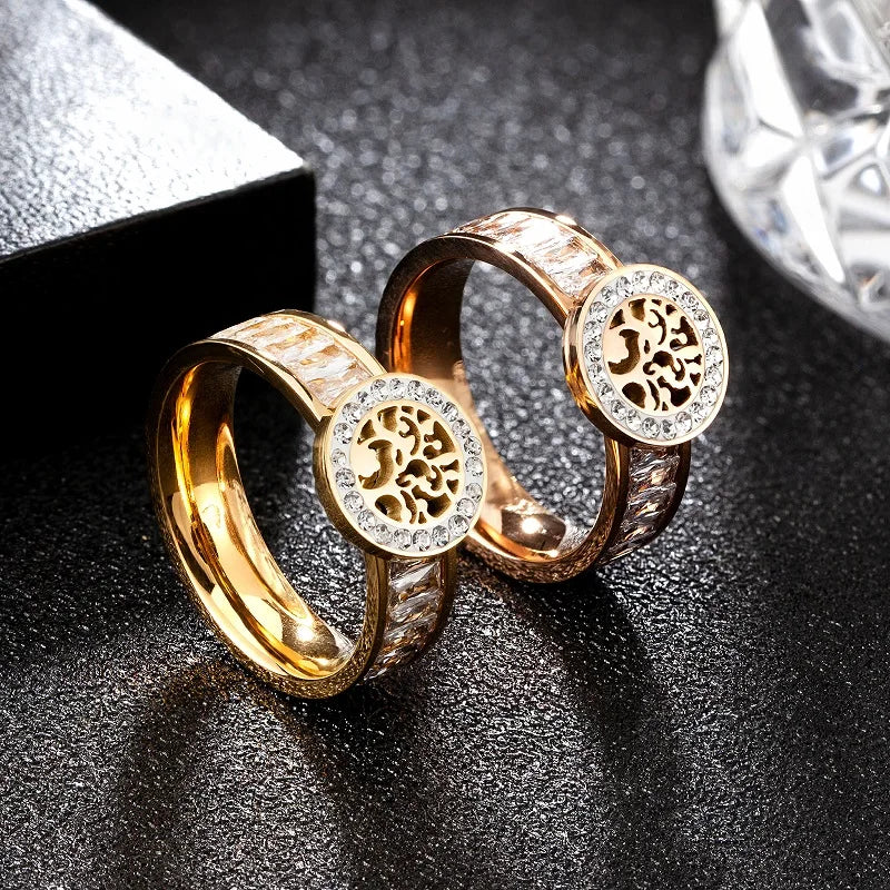 Flower Design Crystal Ring Geometric Square Rhinestones Jewelry - Guangzhou Mingshixuan Jewellery CO.,Ltd