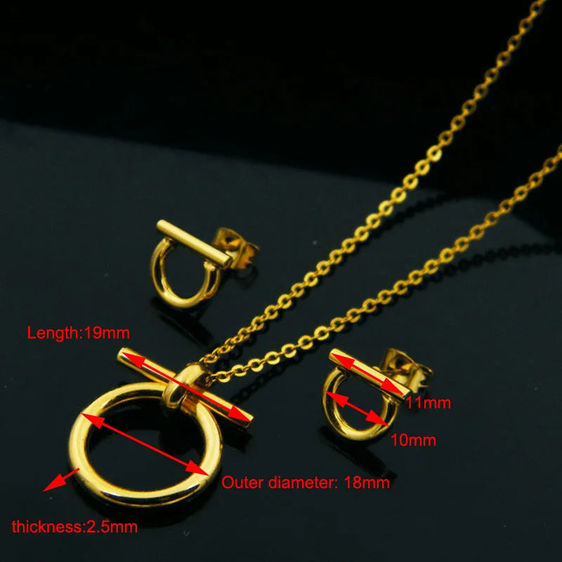 Horseshoe Pendant Necklace Stainless Steel Vintage Lucky Choker Necklace Jewelry Gift - Guangzhou Mingshixuan Jewellery CO.,Ltd