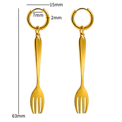 Dining Fork Pendant Necklace Earring Set - Guangzhou Mingshixuan Jewellery CO.,Ltd