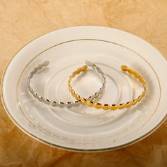 Round Ball Open Bracelet Bangle Classic Bangles Couple Fine Jewelry Gift - Guangzhou Mingshixuan Jewellery CO.,Ltd