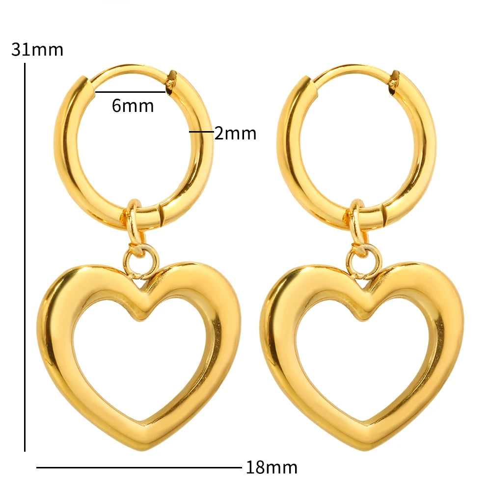 Love Hollow Pendant Classic Romantic Necklace Earrings - Guangzhou Mingshixuan Jewellery CO.,Ltd