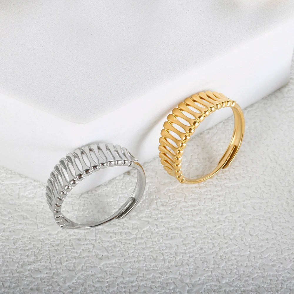 Opening Hollow Finger Ring Fashionable Jewelry - Guangzhou Mingshixuan Jewellery CO.,Ltd