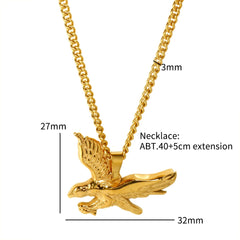 Dapeng Spreading Wings Pendant Necklace