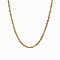 Rope Necklace - Gold