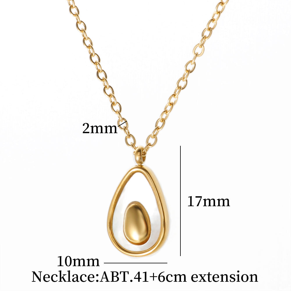 Fruit Pendant Necklaces Avocado Collar Choker - Guangzhou Mingshixuan Jewellery CO.,Ltd