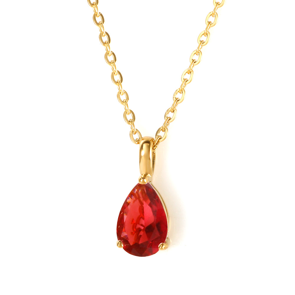 Colorful Zircon Charm Stainless Steel Necklaces - Guangzhou Mingshixuan Jewellery CO.,Ltd