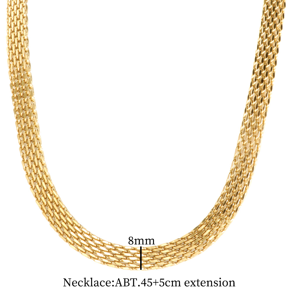 Mesh Necklace Wacthband Chain Bracelet - Guangzhou Mingshixuan Jewellery CO.,Ltd