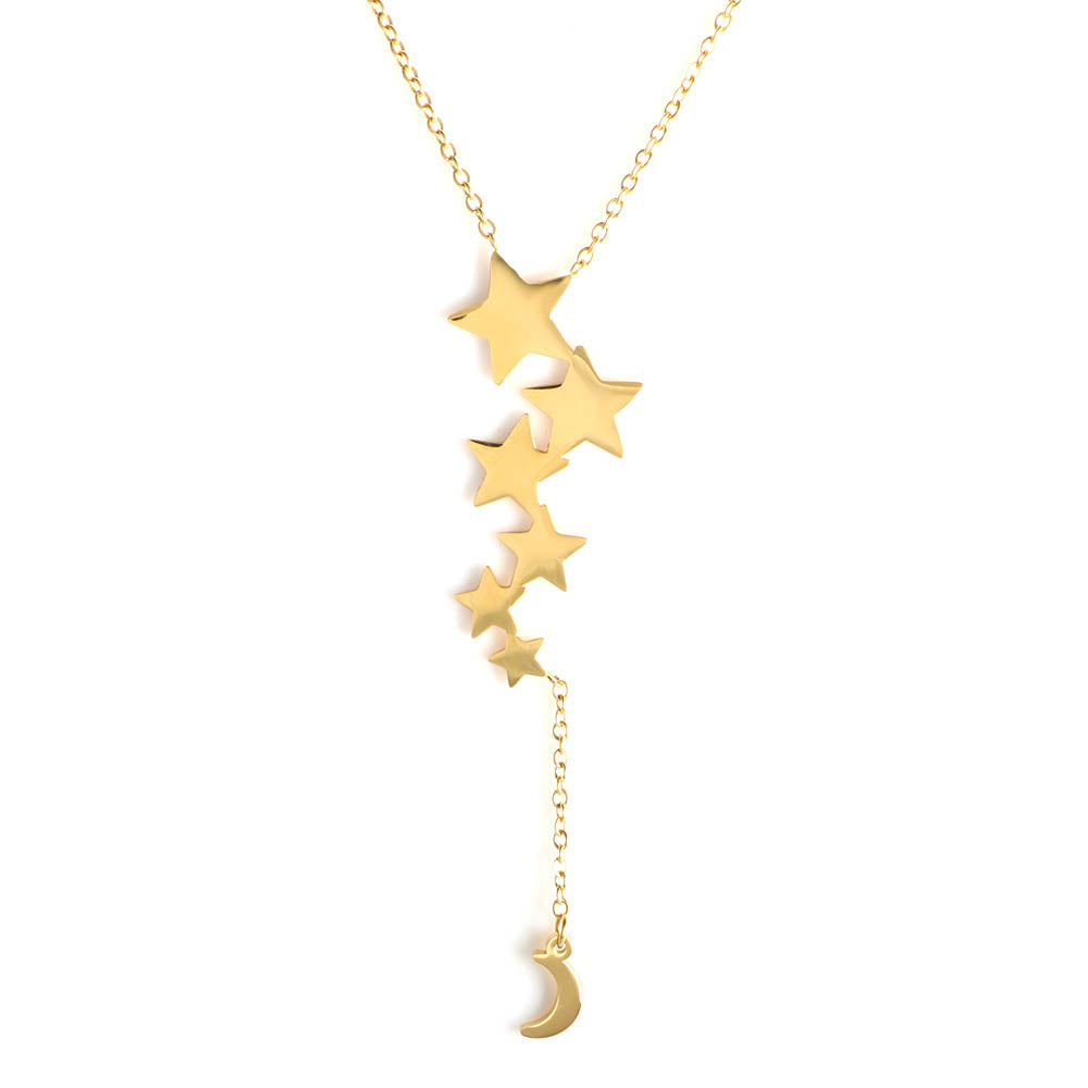 Small Bead Pendant Star Tassel Cute Starfish Charm Gold Plated Necklace - Guangzhou Mingshixuan Jewellery CO.,Ltd