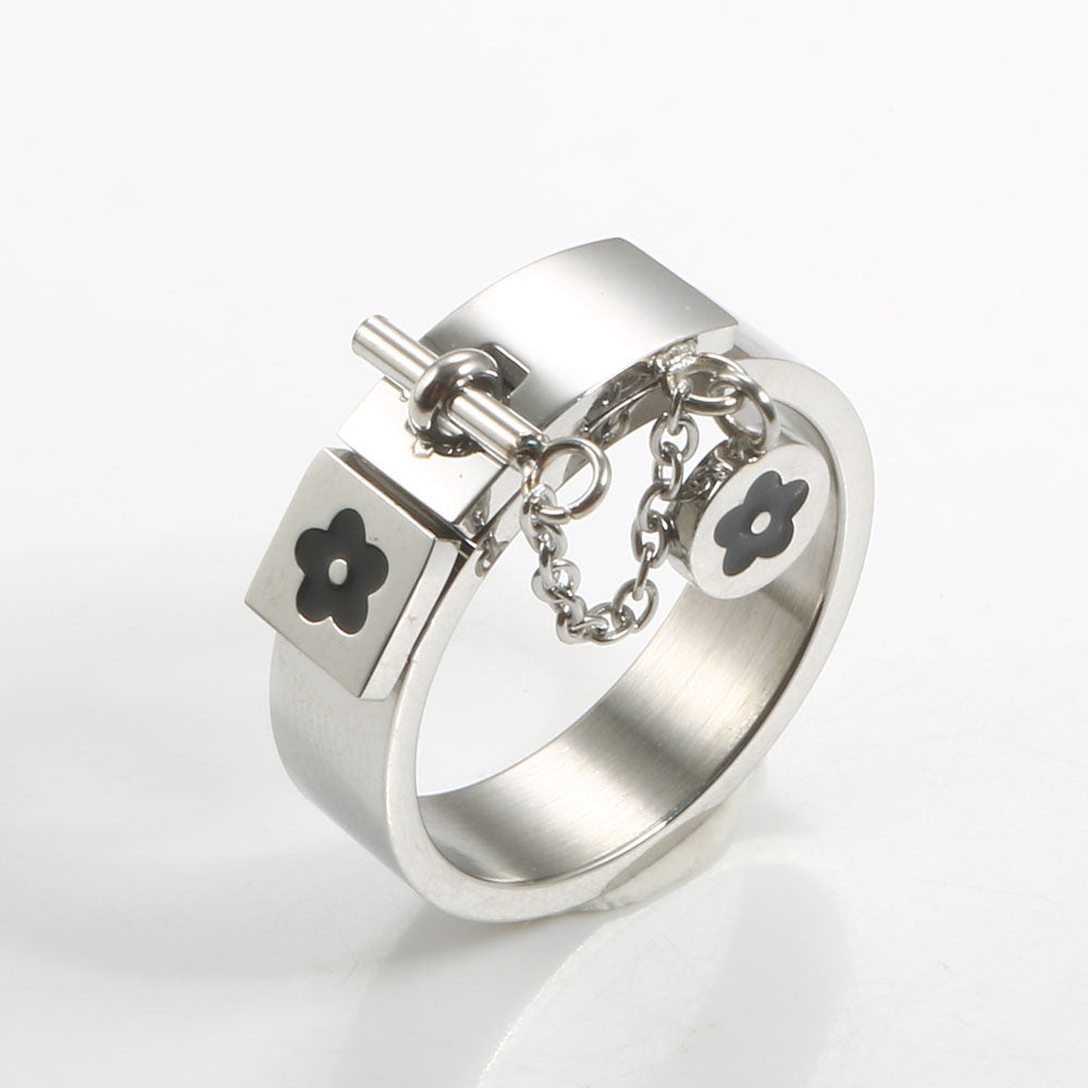 Flower Charm Finger Rings For Men Women - Guangzhou Mingshixuan Jewellery CO.,Ltd