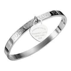 Bracelet with Heart Pendant Luxury Jewelry Brand - Guangzhou Mingshixuan Jewellery CO.,Ltd